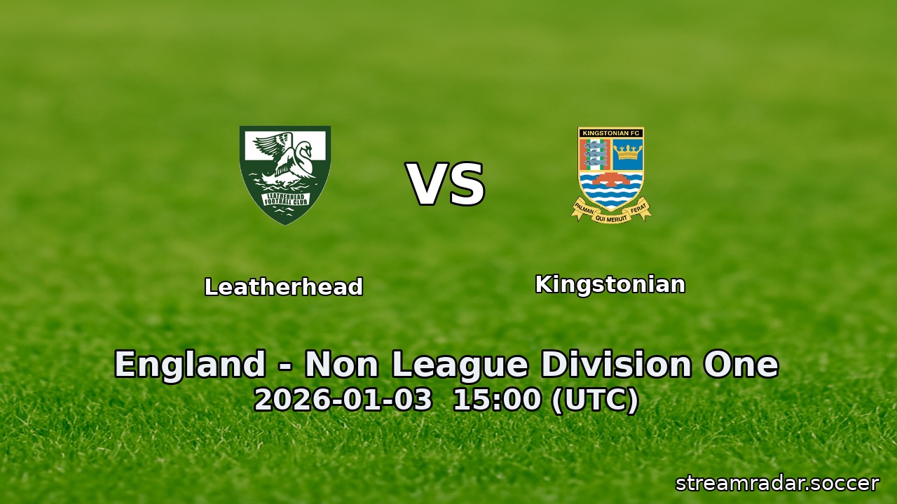 Leatherhead vs Kingstonian