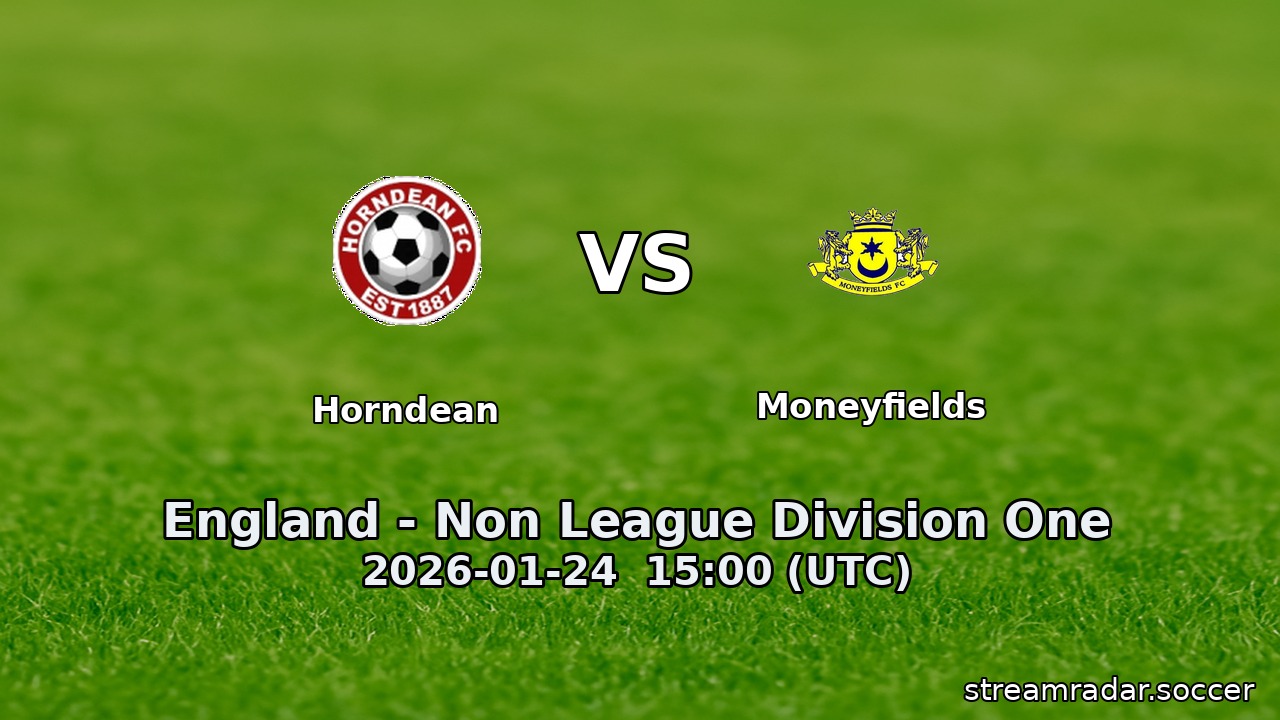 Horndean vs Moneyfields