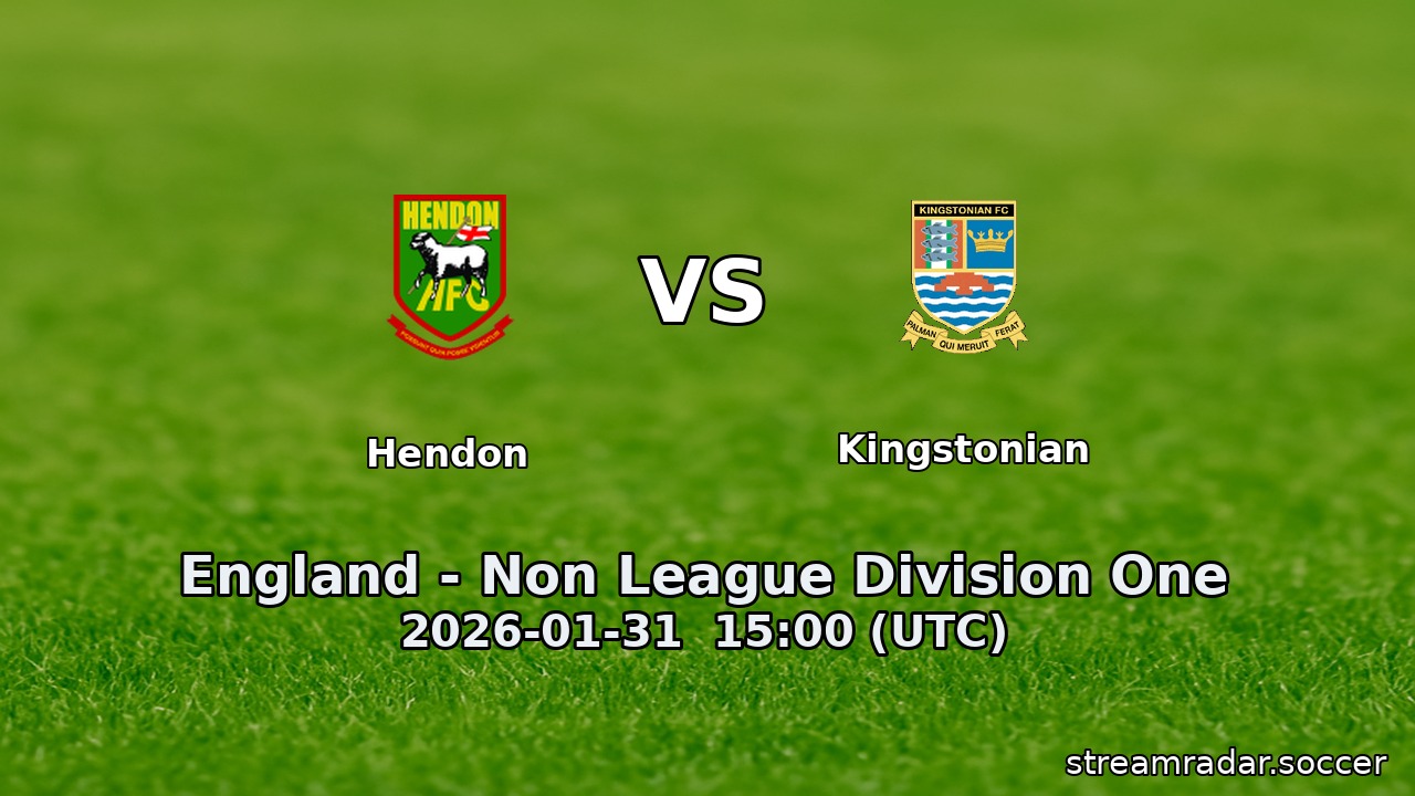 Hendon vs Kingstonian