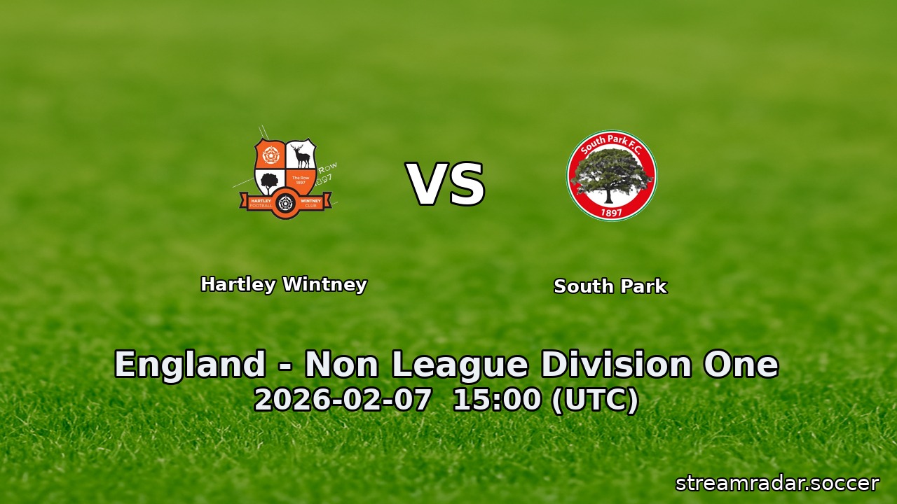 Hartley Wintney vs South Park