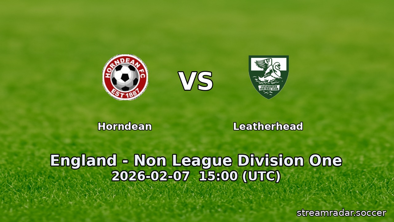 Horndean vs Leatherhead