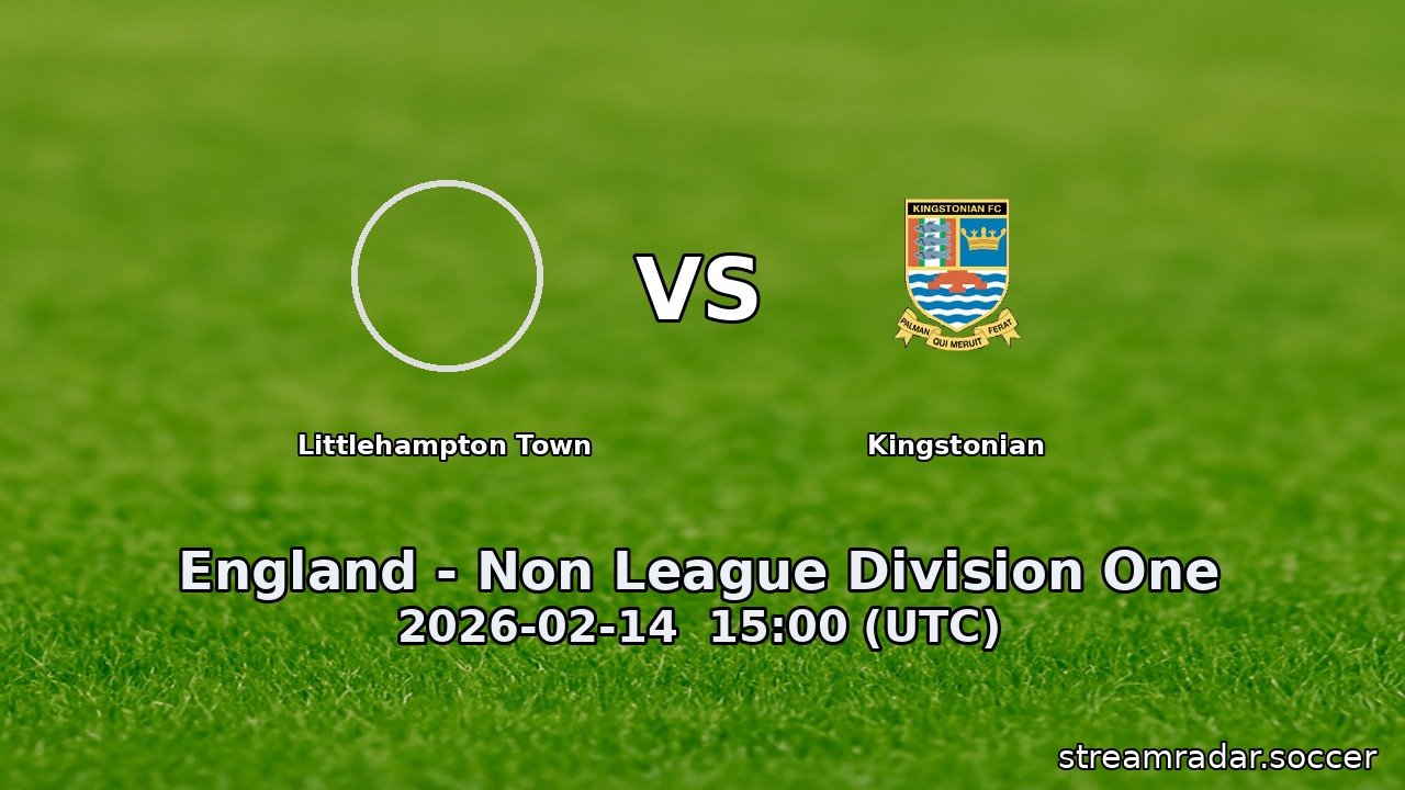 Littlehampton Town vs Kingstonian