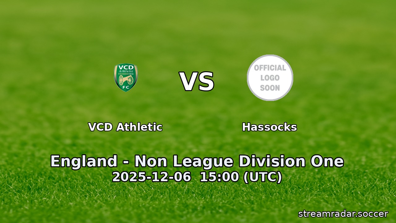 VCD Athletic vs Hassocks