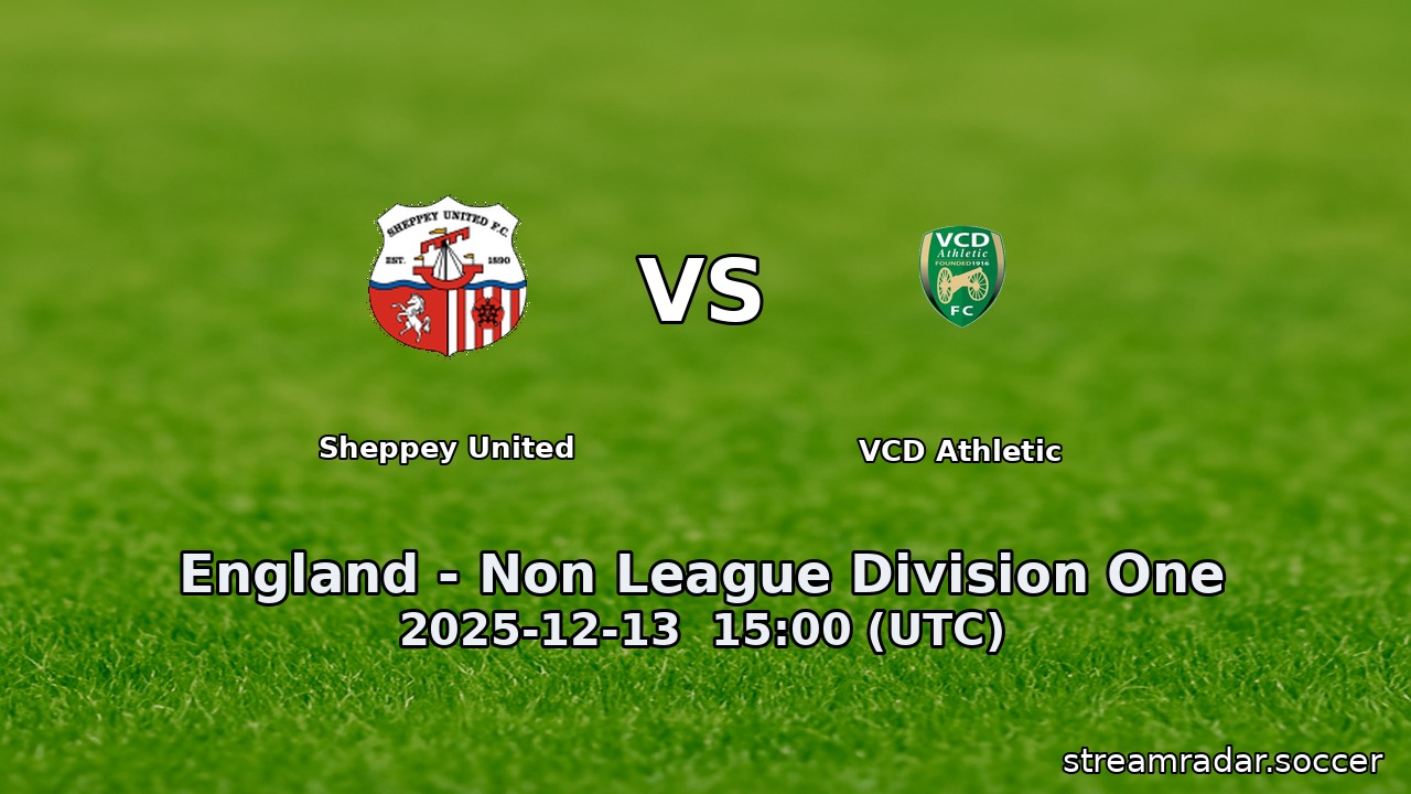 Sheppey United vs VCD Athletic