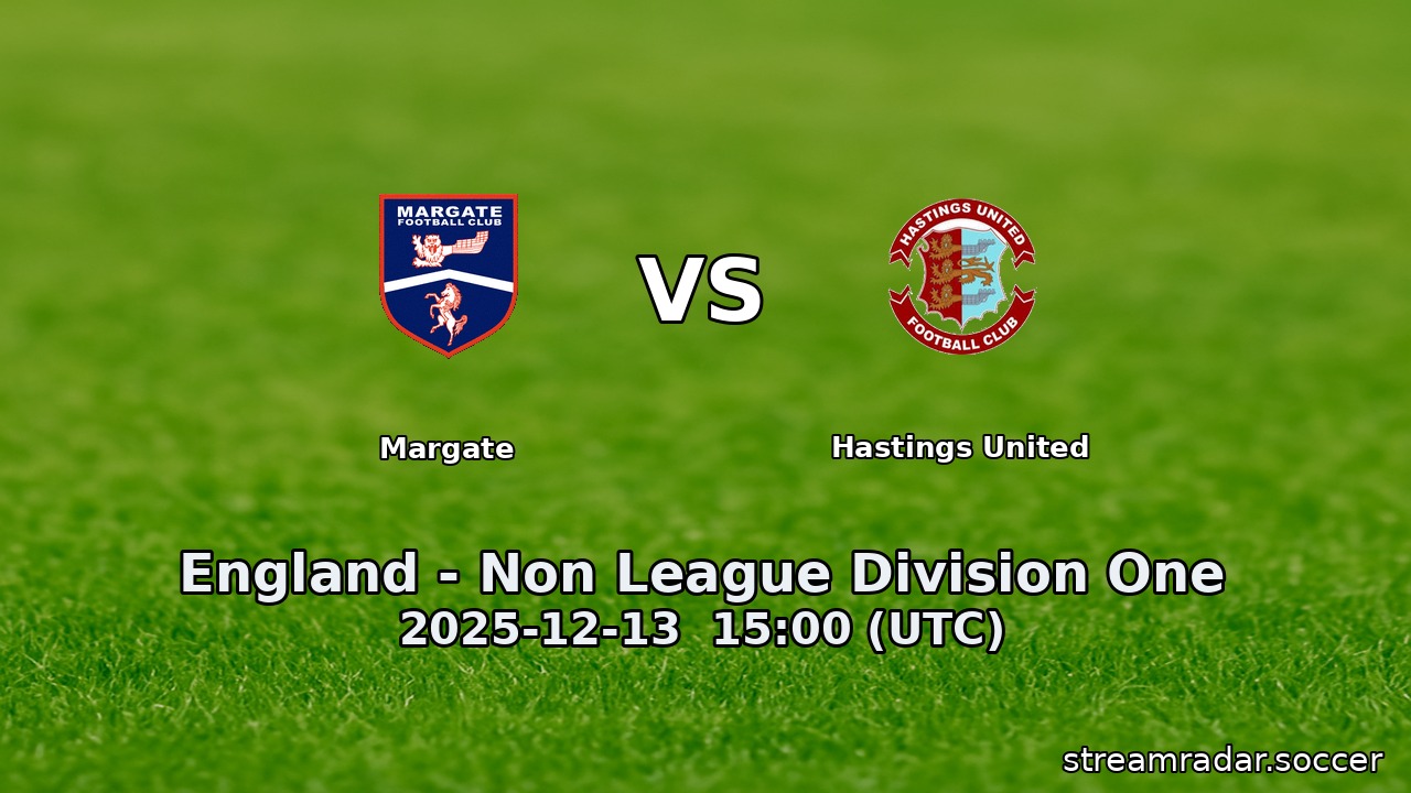 Margate vs Hastings United