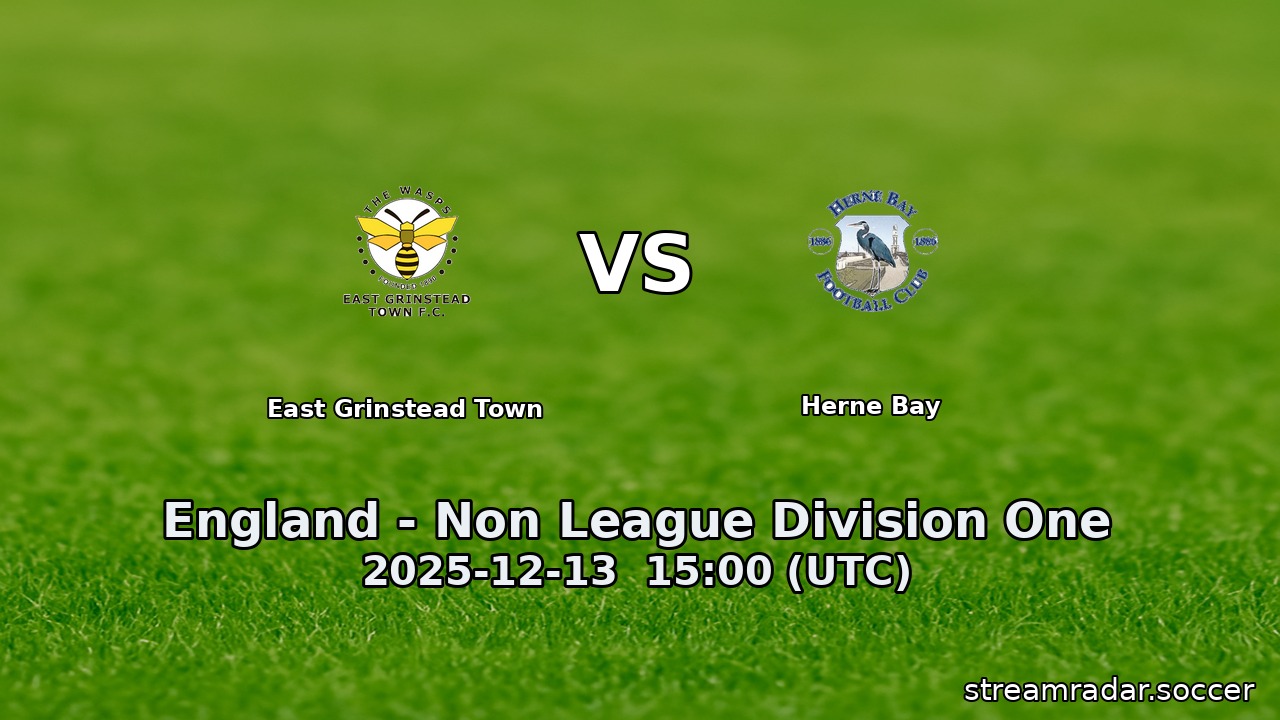 East Grinstead Town vs Herne Bay