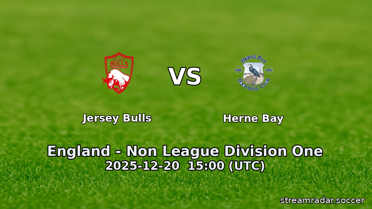 Jersey Bulls vs Herne Bay