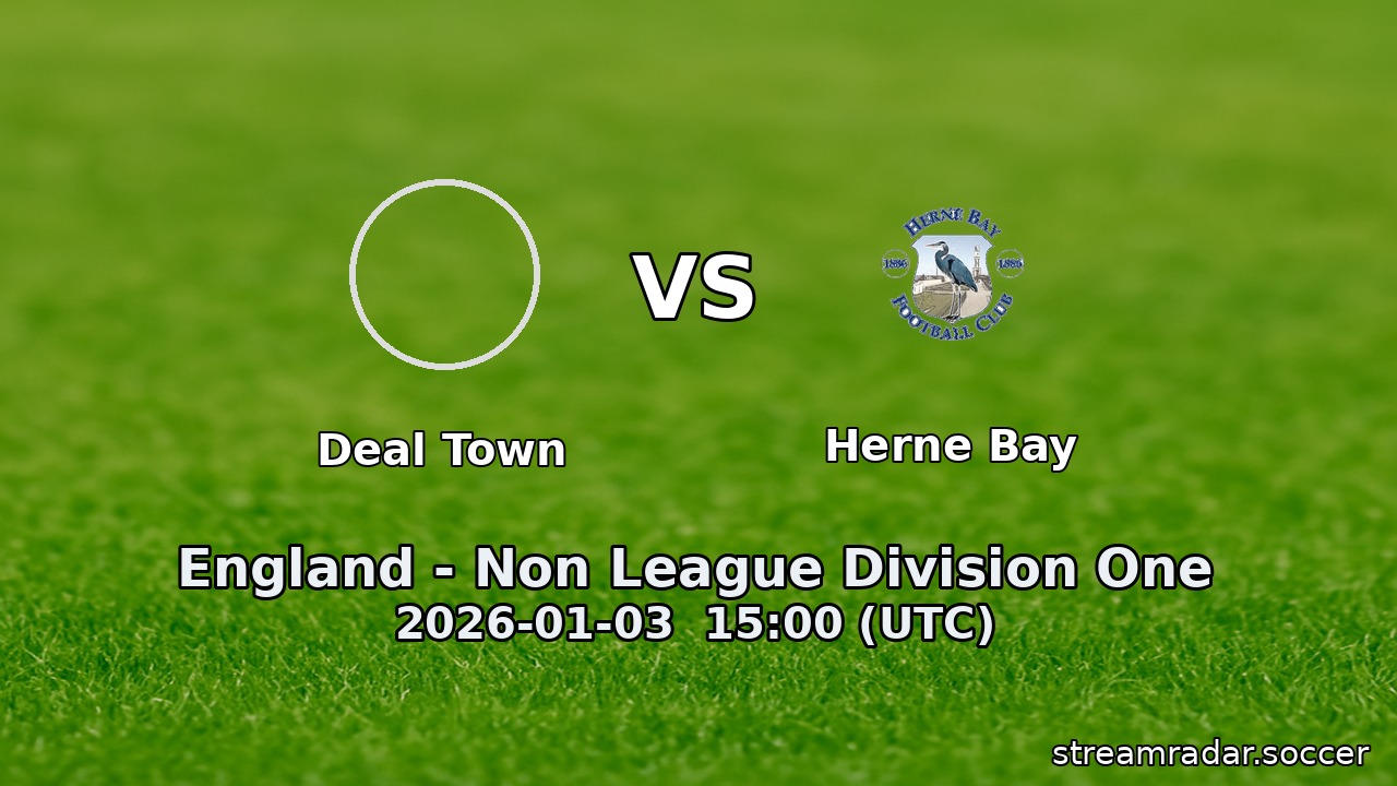 Deal Town vs Herne Bay
