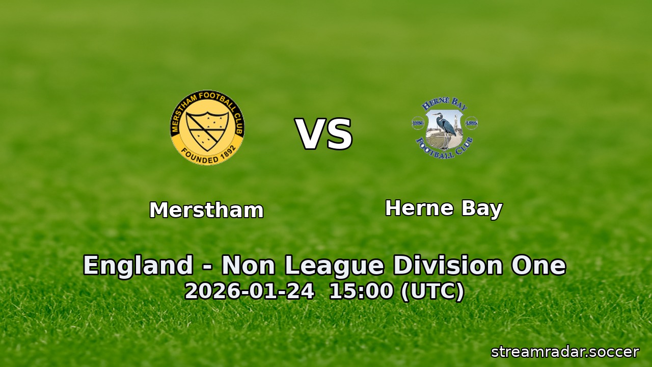 Merstham vs Herne Bay