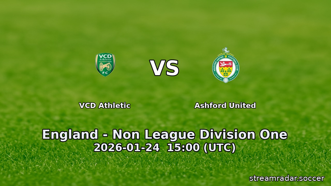 VCD Athletic vs Ashford United