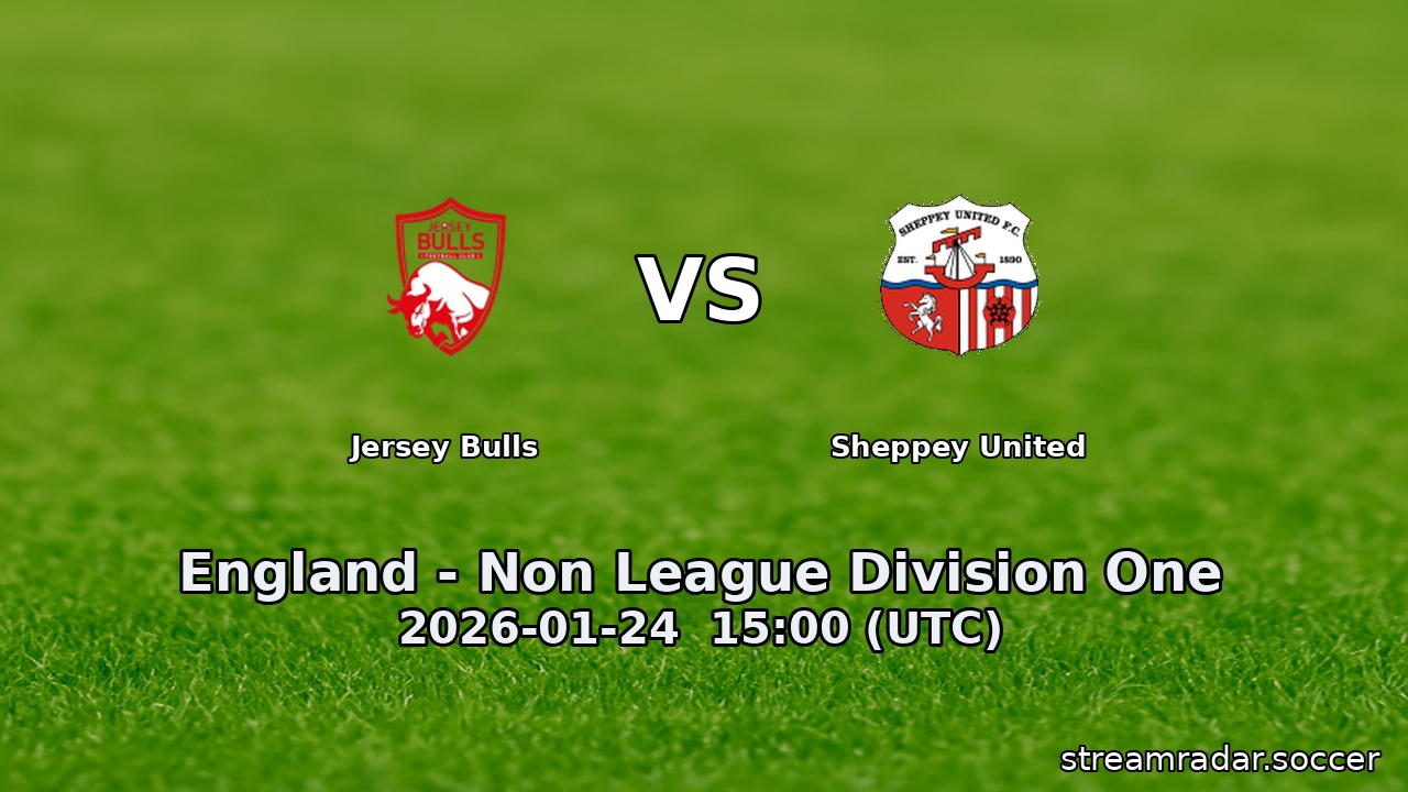 Jersey Bulls vs Sheppey United