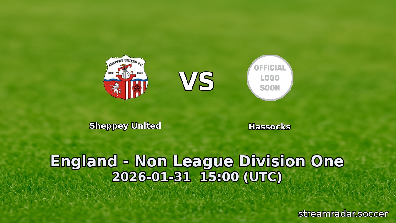 Sheppey United vs Hassocks