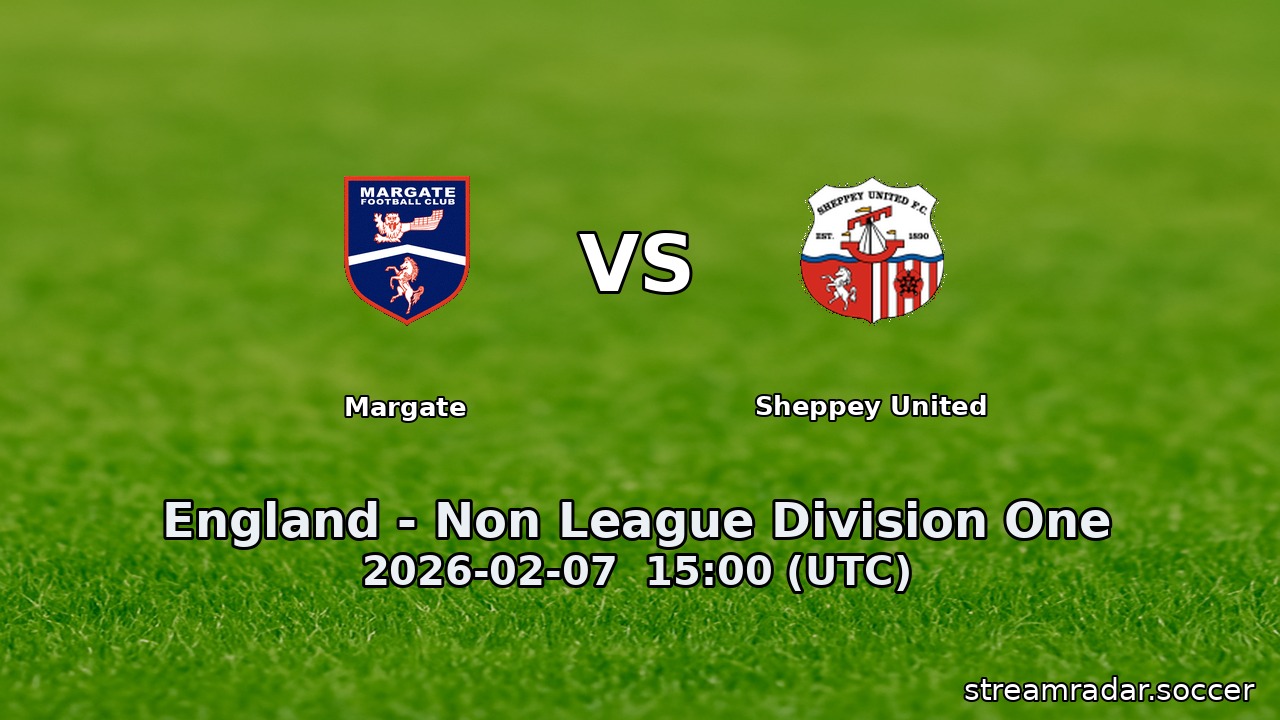 Margate vs Sheppey United