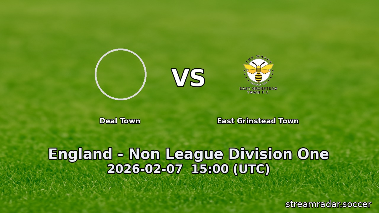 Deal Town vs East Grinstead Town