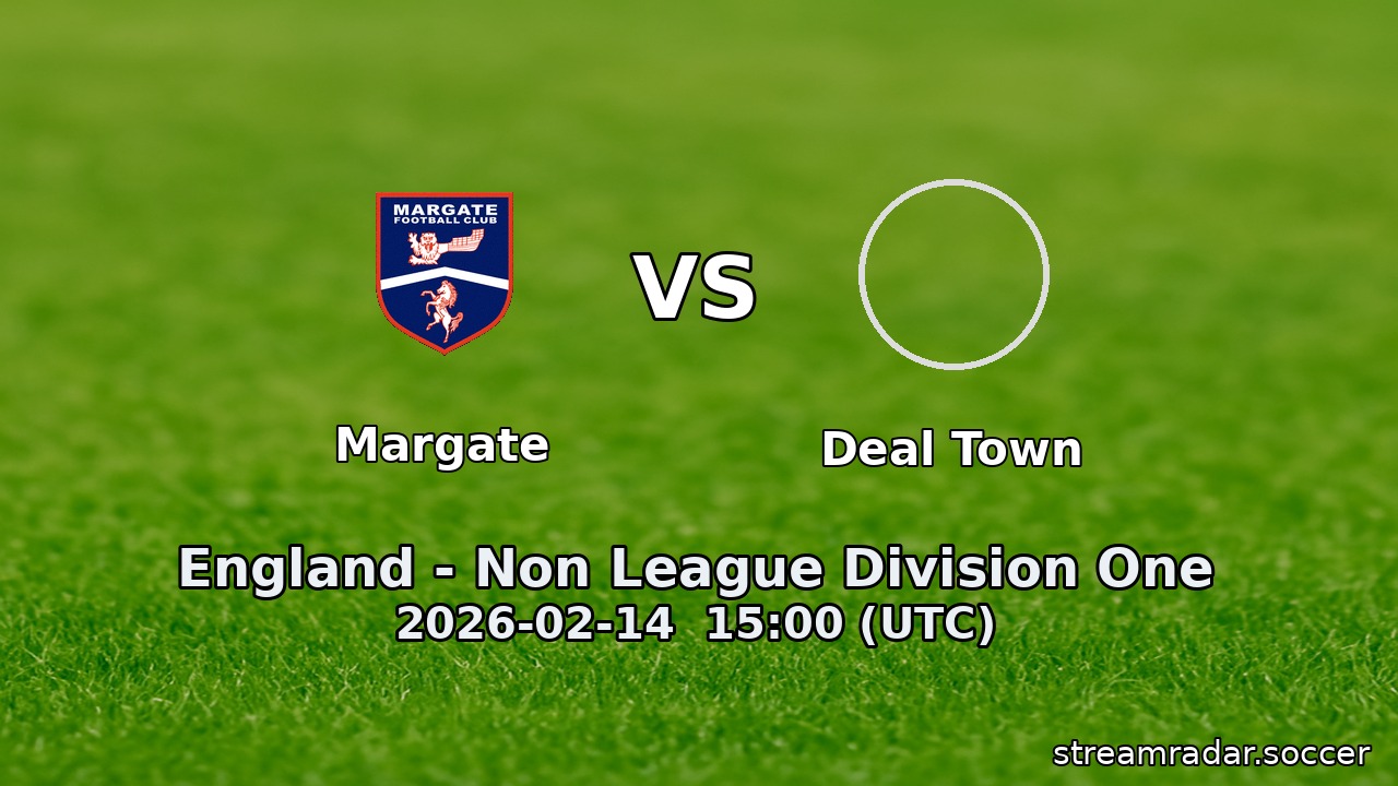 Margate vs Deal Town