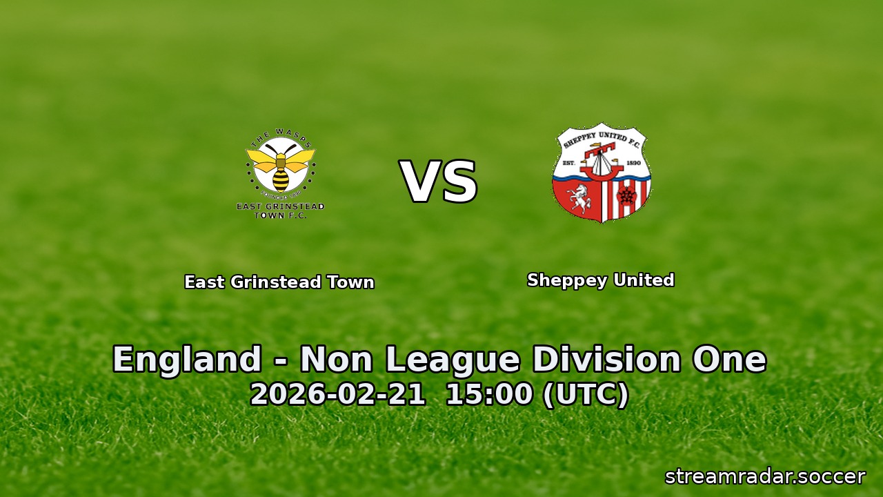 East Grinstead Town vs Sheppey United