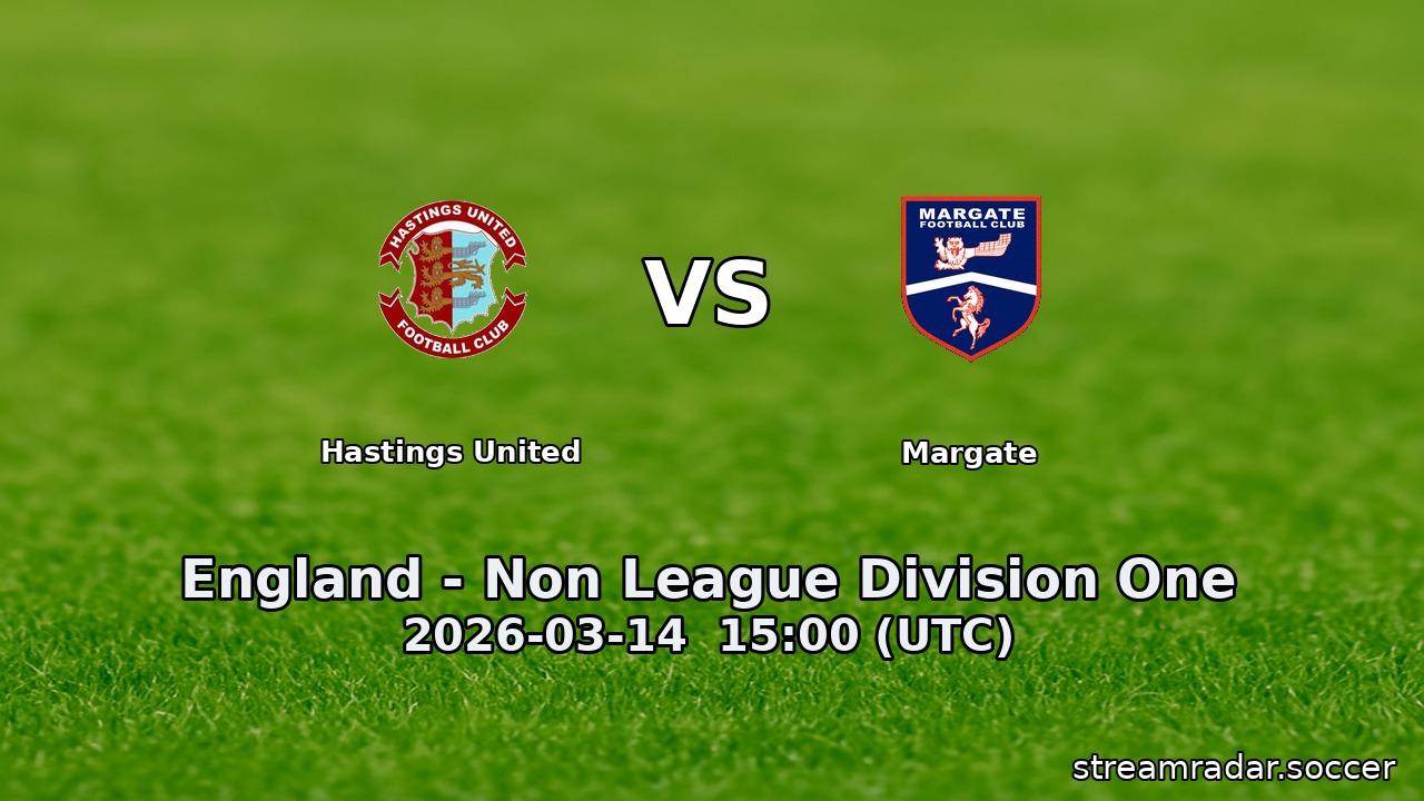 Hastings United vs Margate