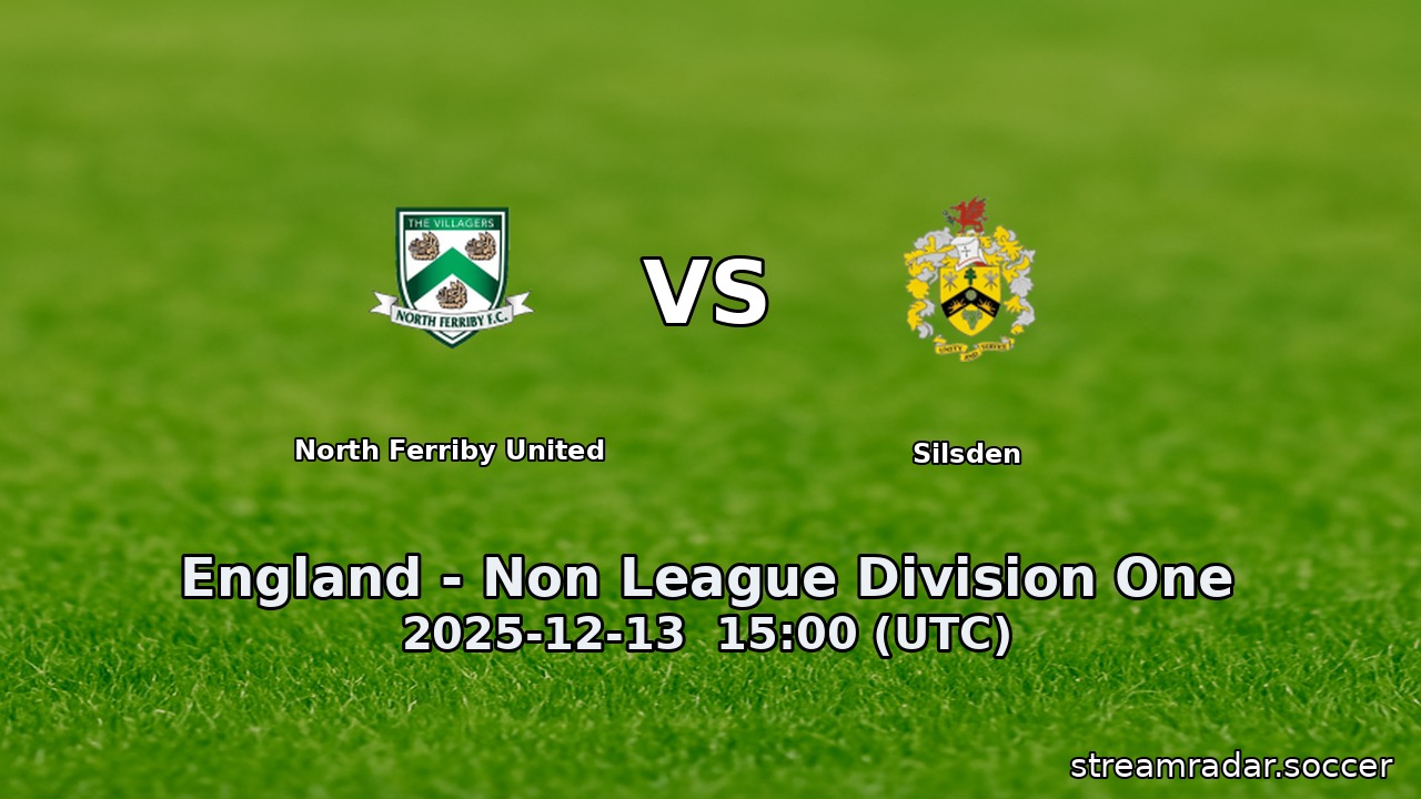 North Ferriby United vs Silsden