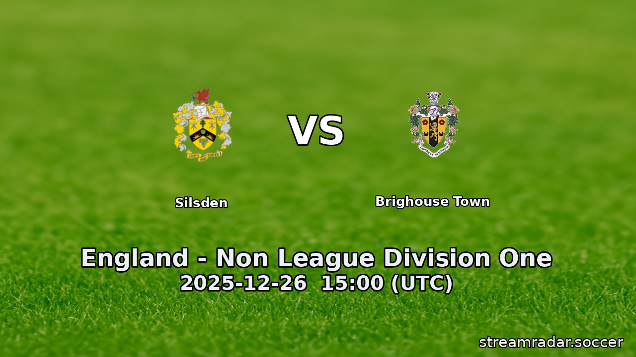 Silsden vs Brighouse Town
