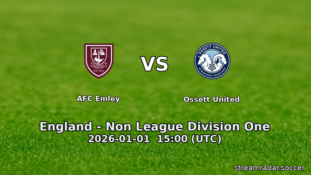 AFC Emley vs Ossett United
