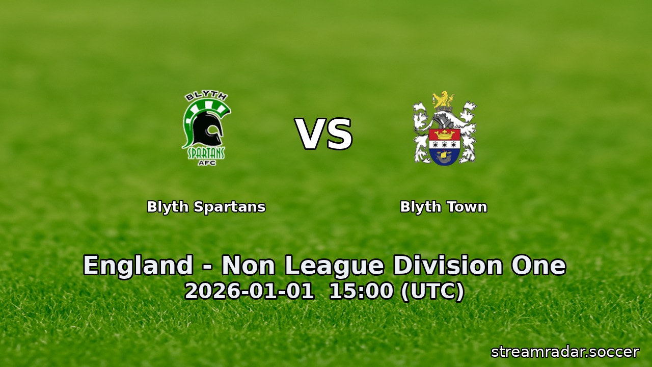 Blyth Spartans vs Blyth Town