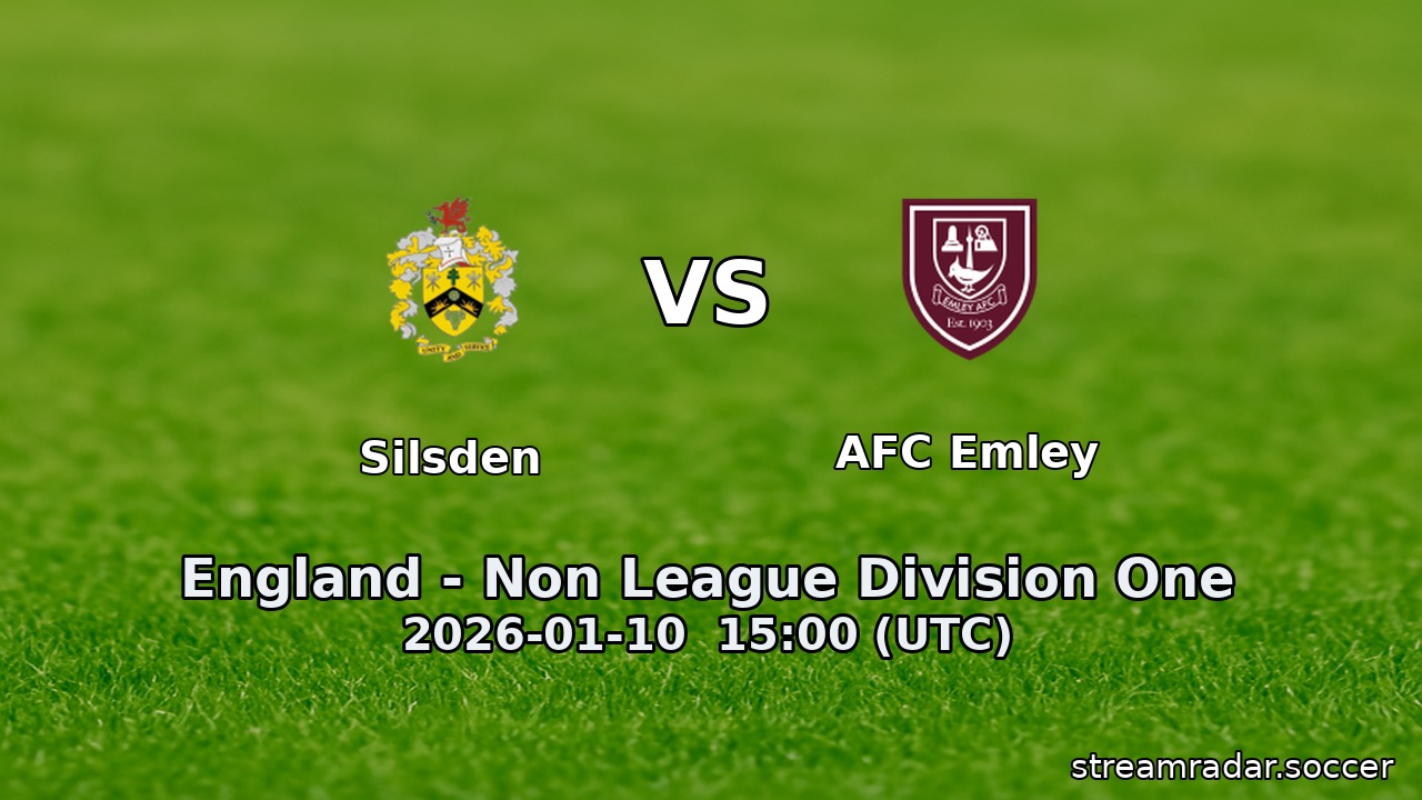 Silsden vs AFC Emley