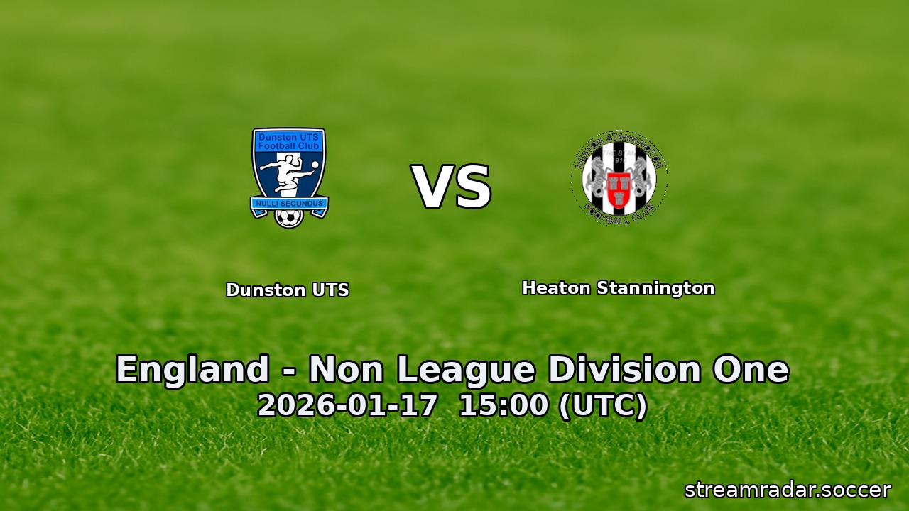 Dunston UTS vs Heaton Stannington