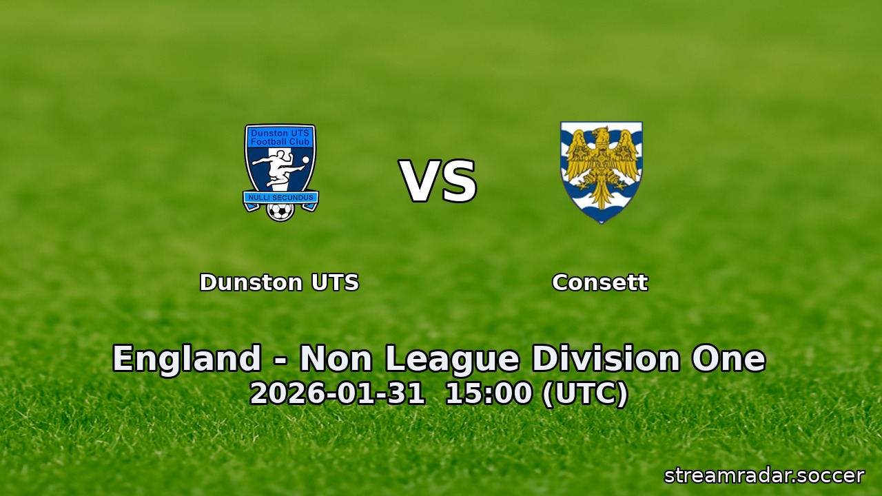 Dunston UTS vs Consett