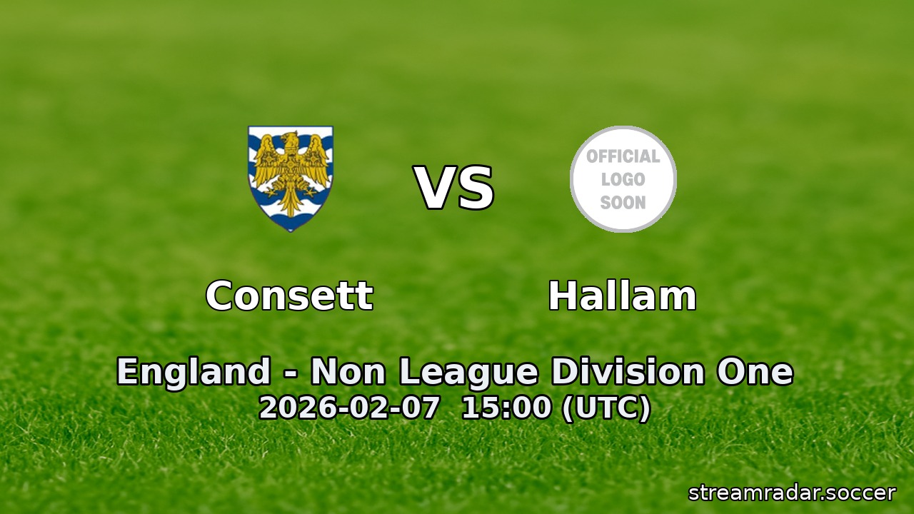 Consett vs Hallam