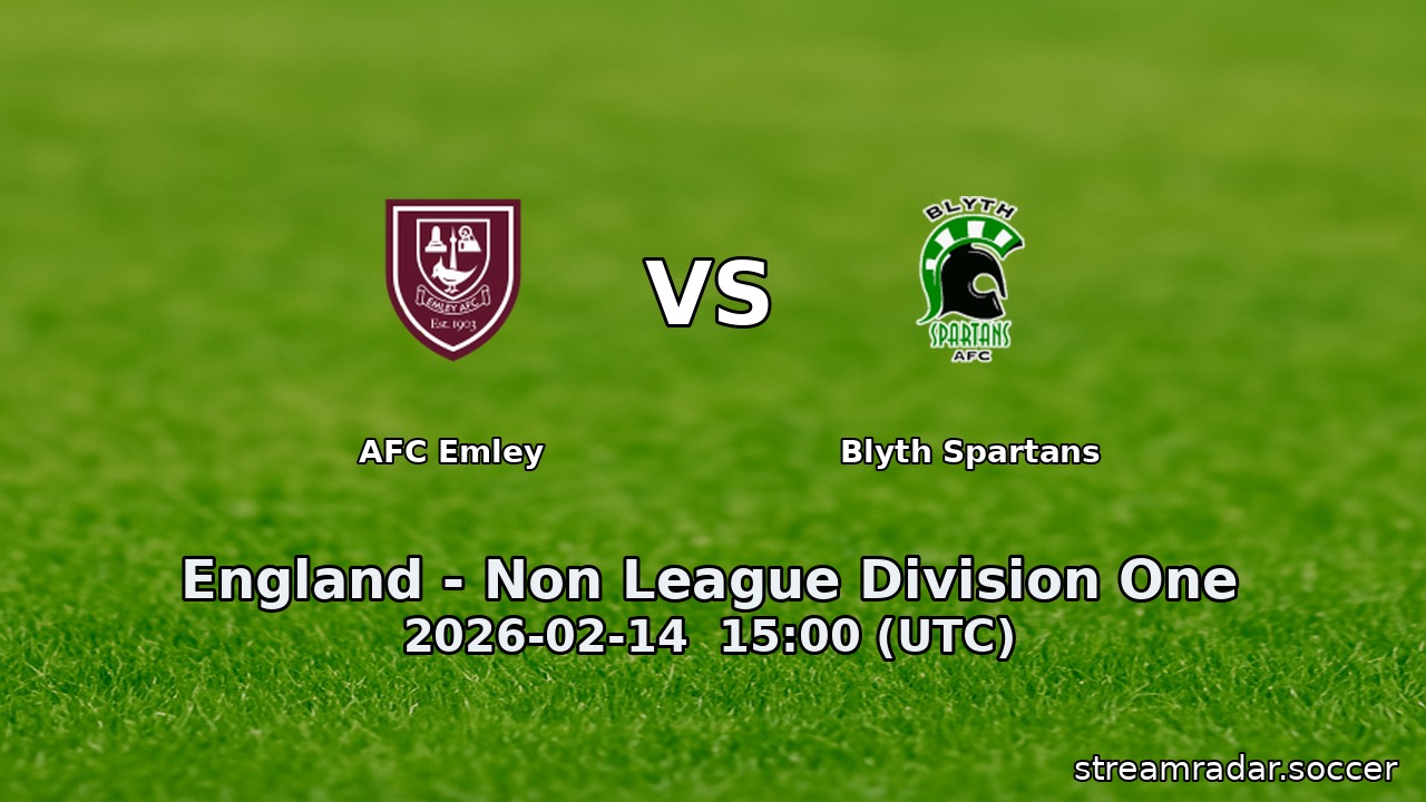 AFC Emley vs Blyth Spartans