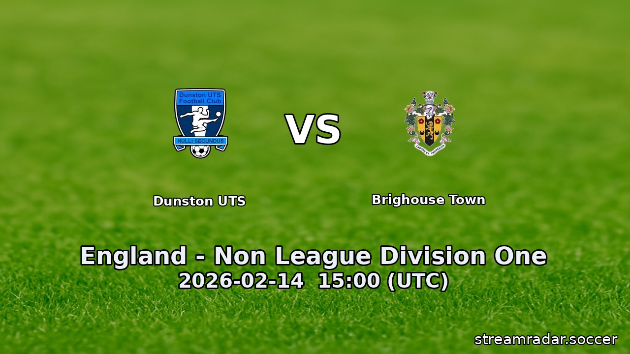 Dunston UTS vs Brighouse Town