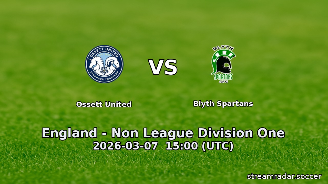 Ossett United vs Blyth Spartans