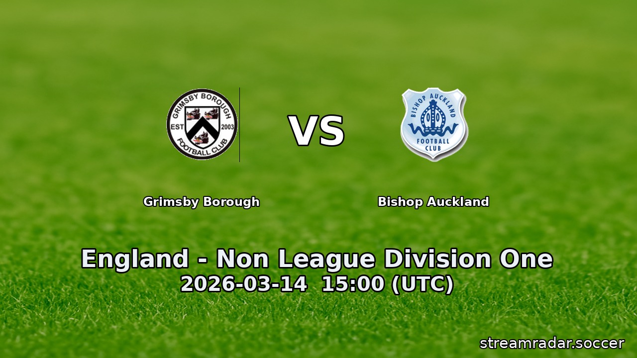 Grimsby Borough vs Bishop Auckland