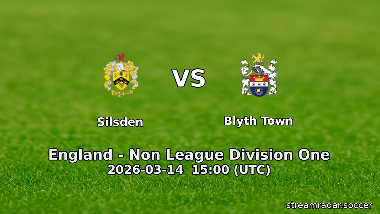 Silsden vs Blyth Town