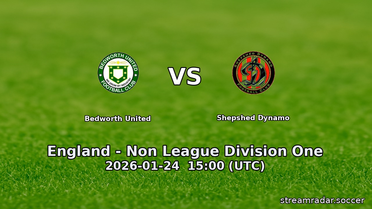 Bedworth United vs Shepshed Dynamo