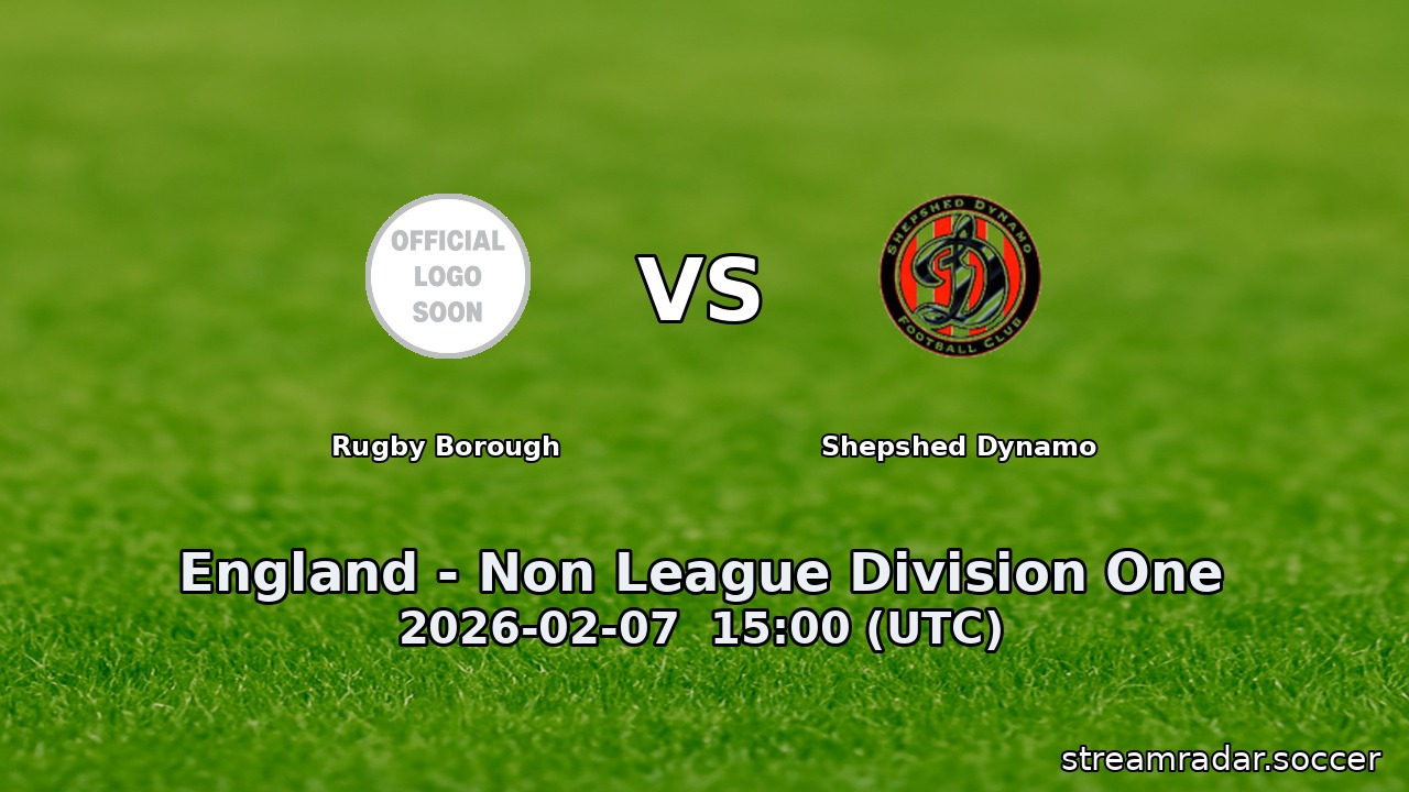 Rugby Borough vs Shepshed Dynamo
