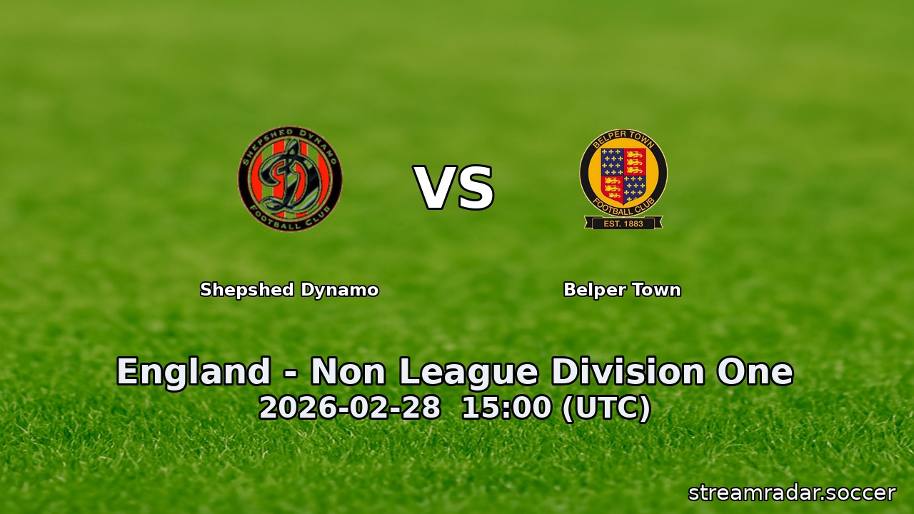 Shepshed Dynamo vs Belper Town