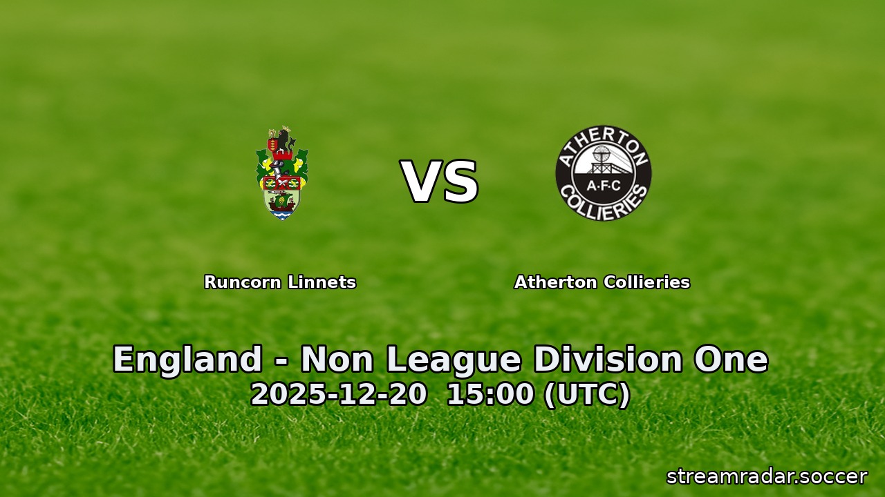 Runcorn Linnets vs Atherton Collieries