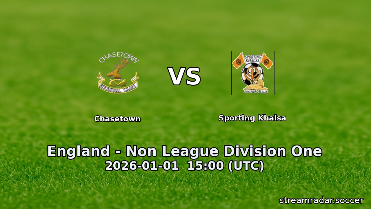 Chasetown vs Sporting Khalsa