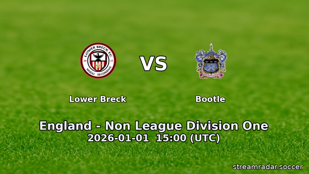Lower Breck vs Bootle