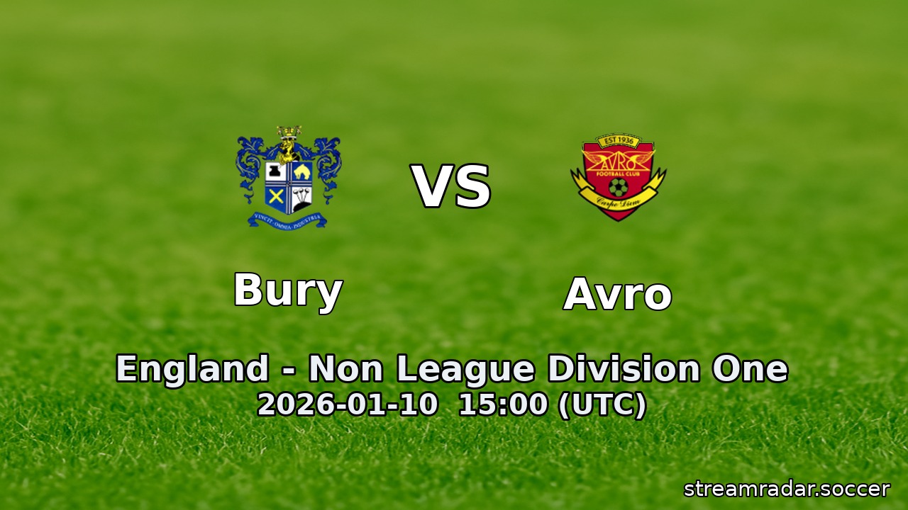 Bury vs Avro