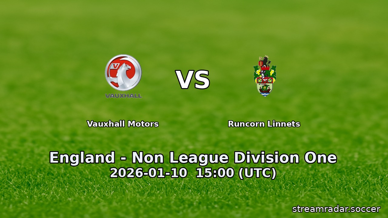Vauxhall Motors vs Runcorn Linnets