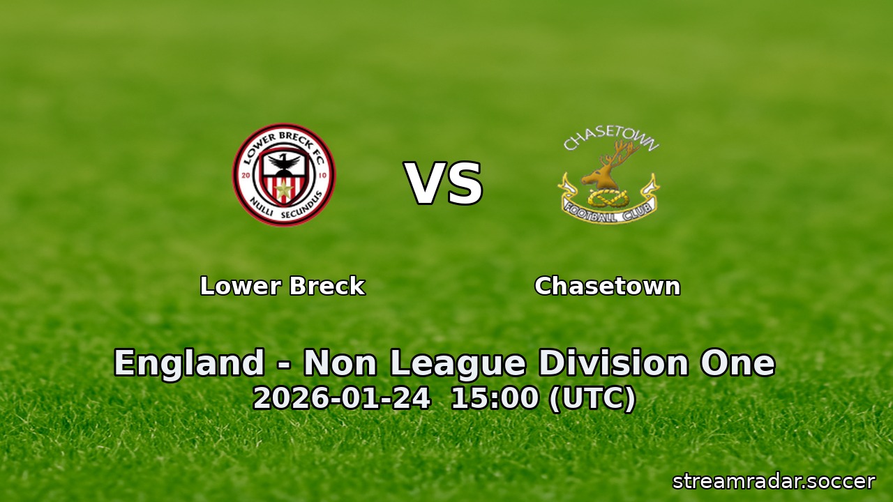 Lower Breck vs Chasetown