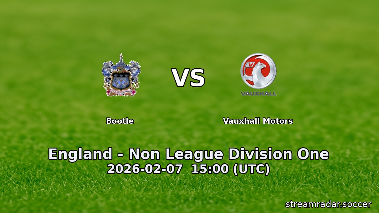Bootle vs Vauxhall Motors