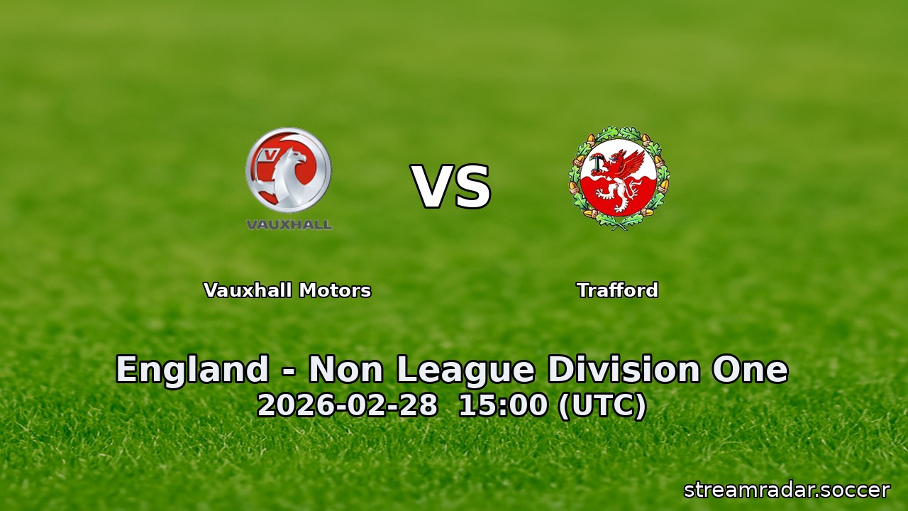 Vauxhall Motors vs Trafford