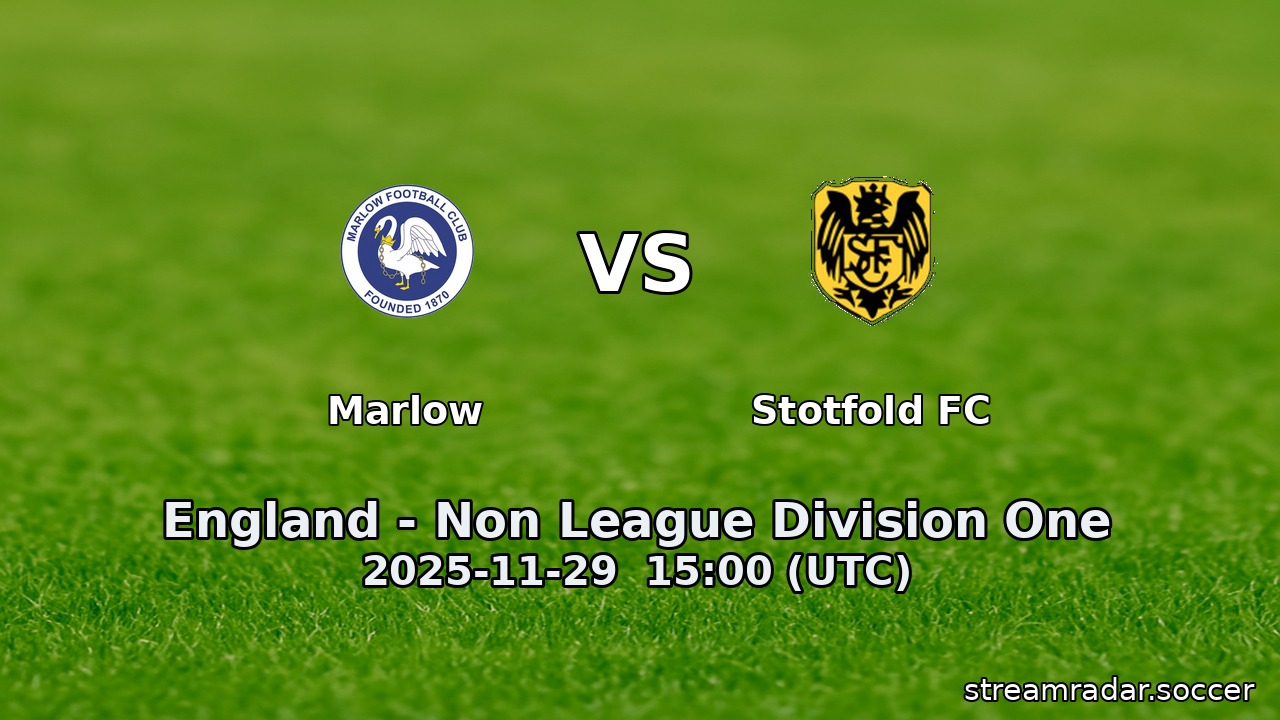 Marlow vs Stotfold FC