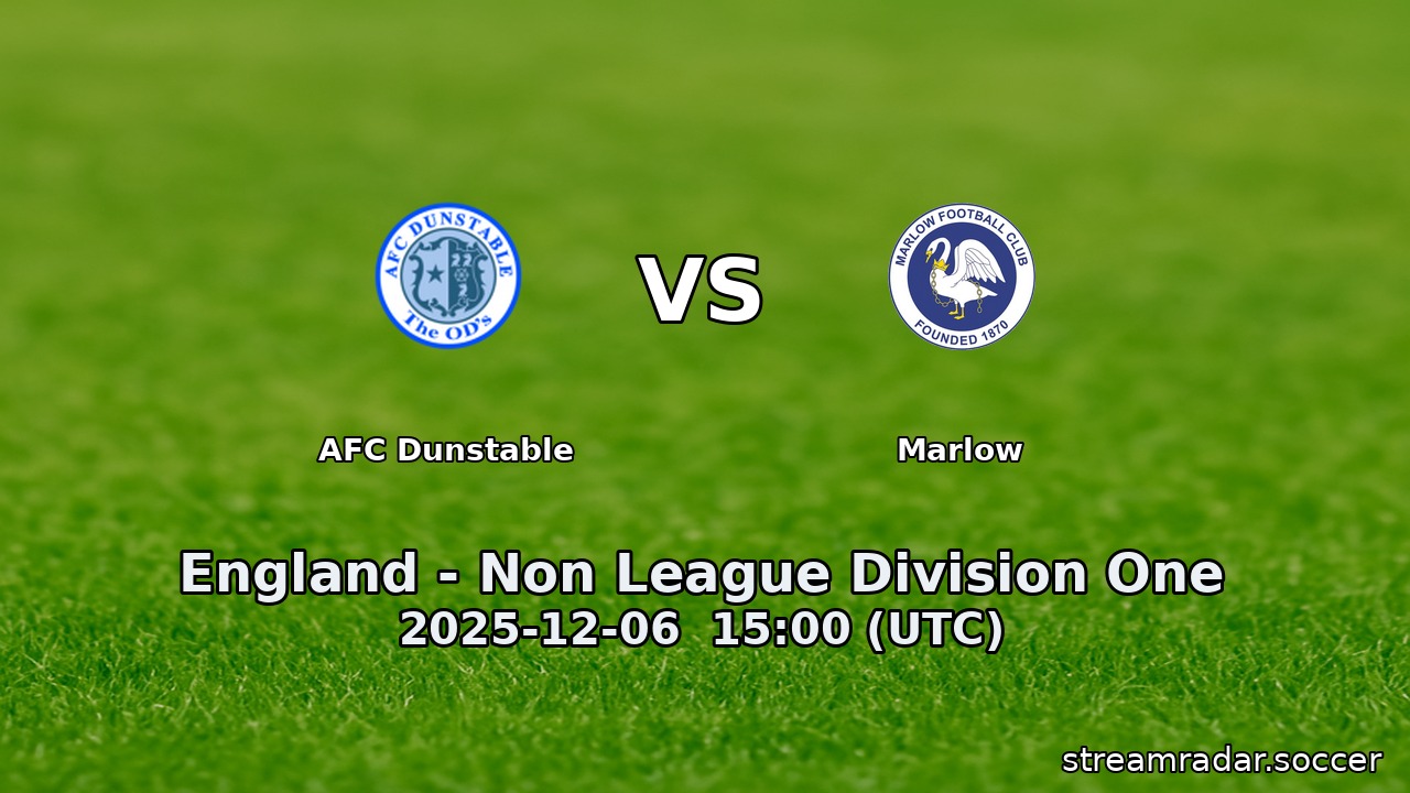 AFC Dunstable vs Marlow