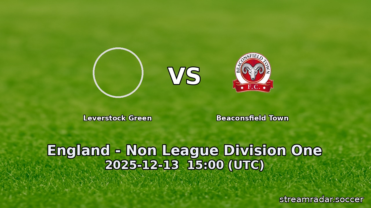 Leverstock Green vs Beaconsfield Town