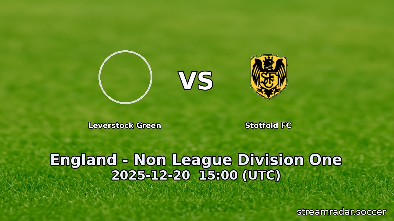 Leverstock Green vs Stotfold FC