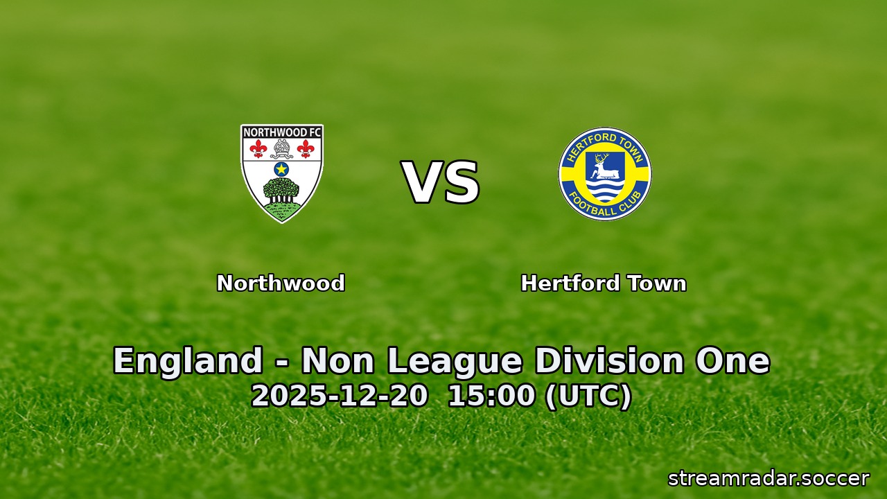 Northwood vs Hertford Town